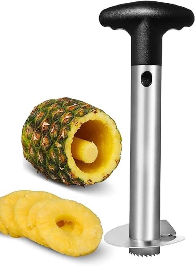 N M Z Stainless Steel Pineapple Peeler/Pineapple Cutter and Fruit Peeler Corer Slicer/Easy Kitchen Tool Stainless Steel Fruit Pineapple Peeler (1 Pc) - Image 3